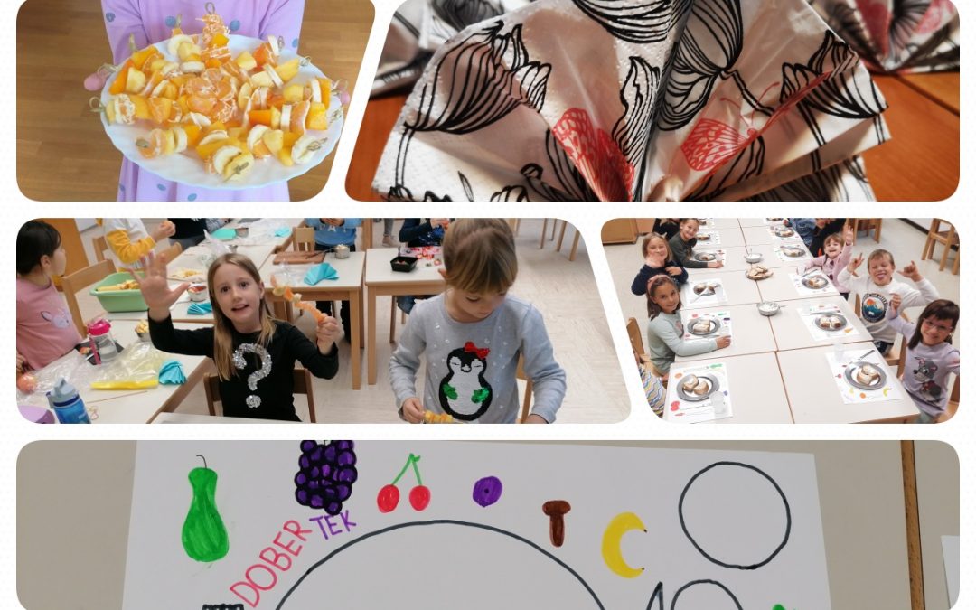 DRUGOŠOLCI SE ZDRAVO IN KULTURNO PREHRANJUJEJO