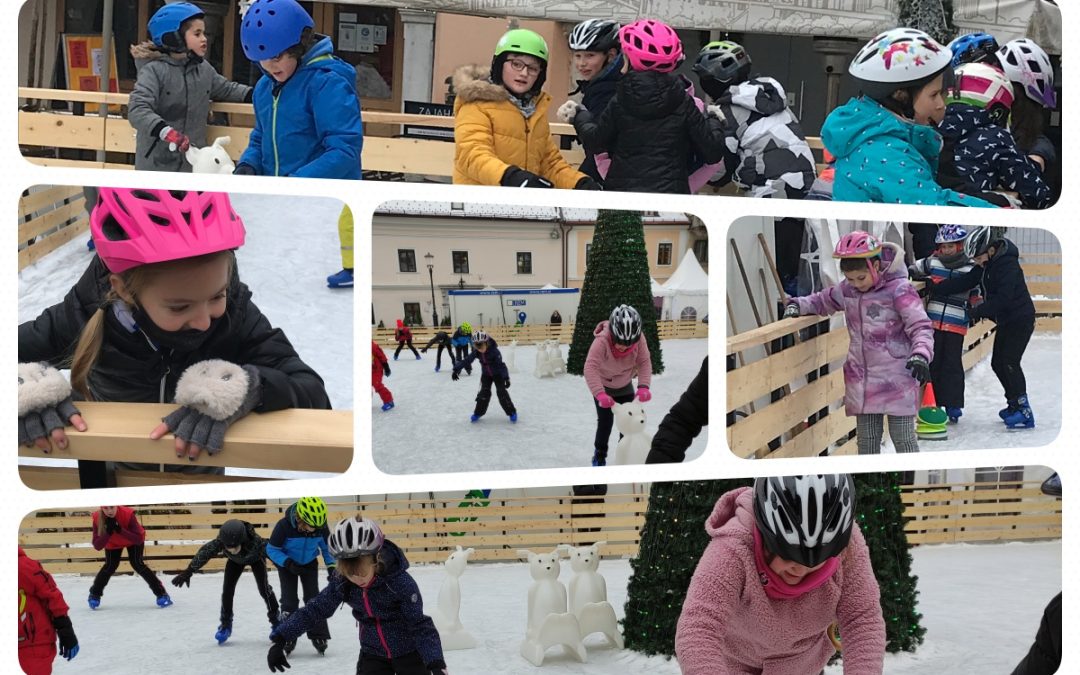 Tretješolci na mestnem drsališču