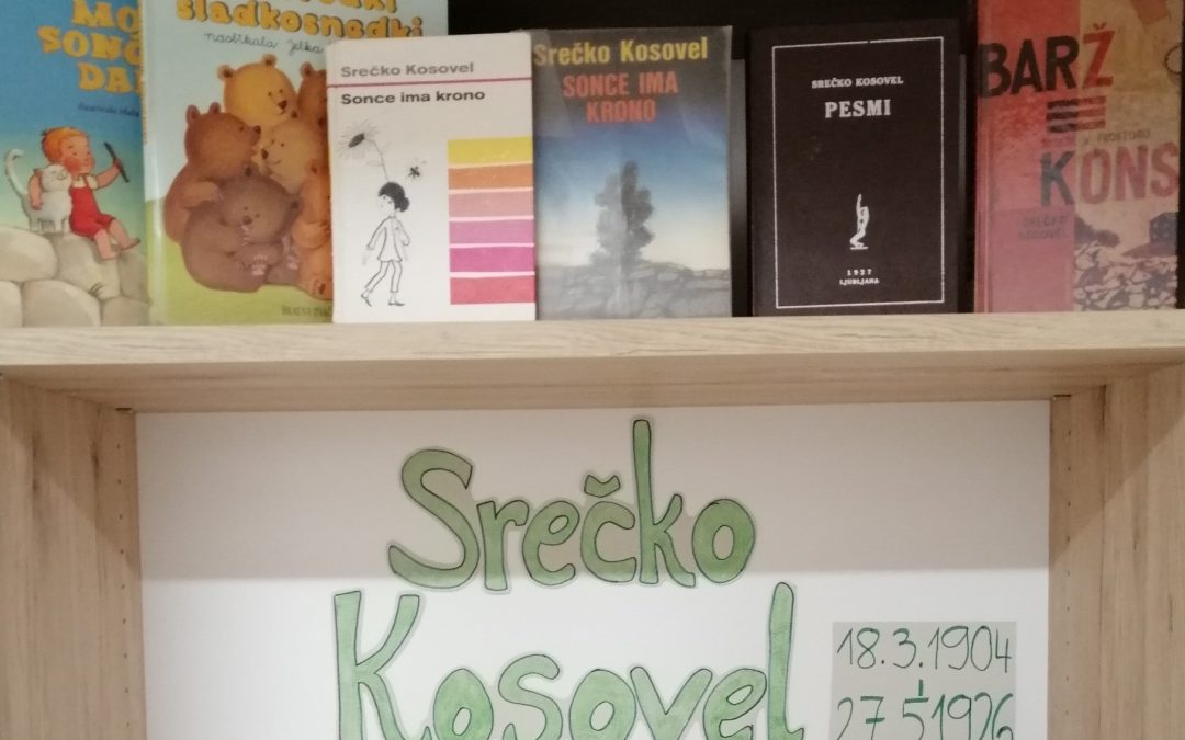 Bralna čajanka s pesmimi Srečka Kosovela in svetovni dan poezije