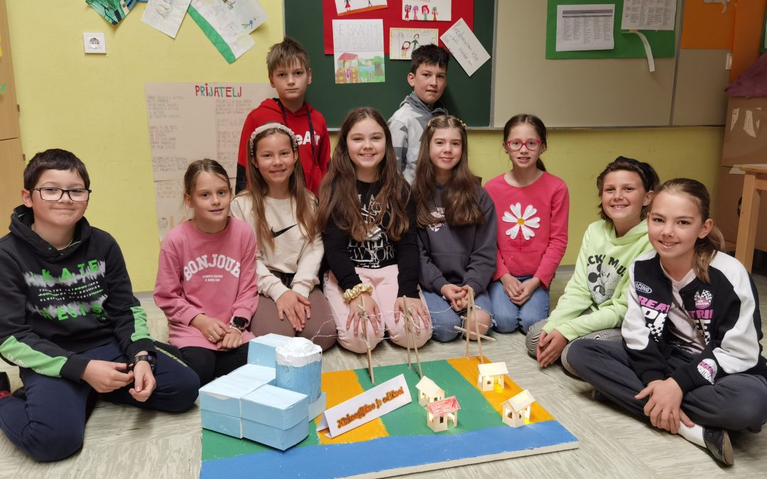 Učenci 4. d osvojili 3. mesto na natečaju Mladi v svetu energije z maketo jedrske elektrarne Krško!